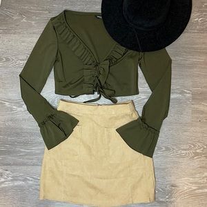 SHEIN Bundle Skirt & Top 🧸